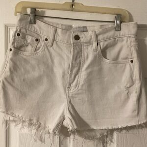 Lucky Brand White Jean Shorts